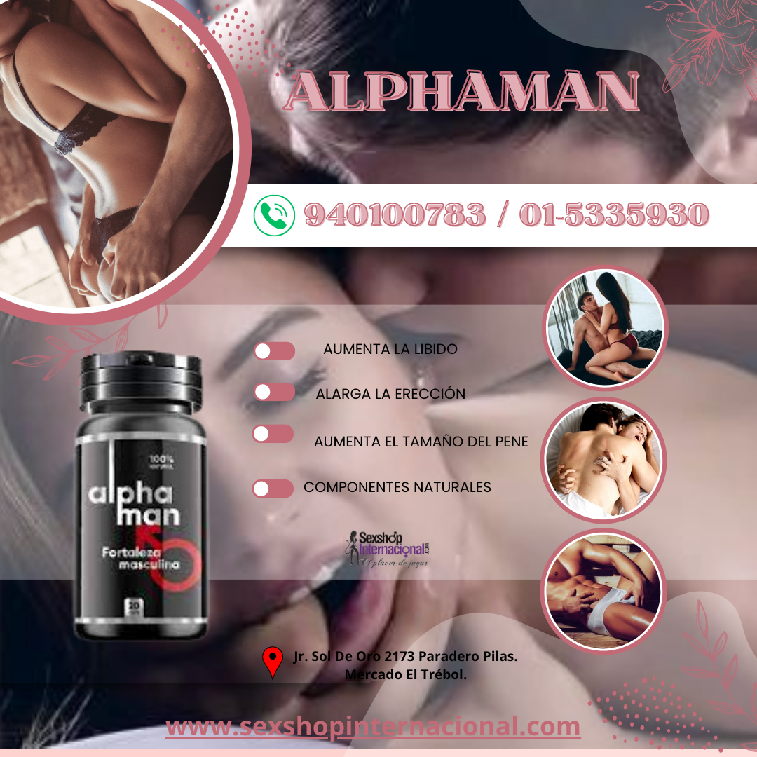 SEXSHOP ALPHAMAN AUMENTA LA LIBIDO